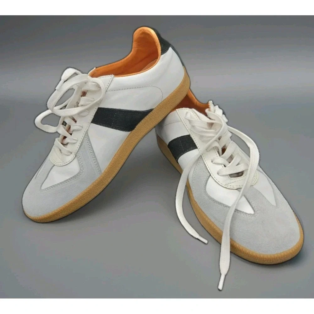 Beckett Simonon Morgen Trainers GAT Men's Size 9 - White / Black / Gum -...
